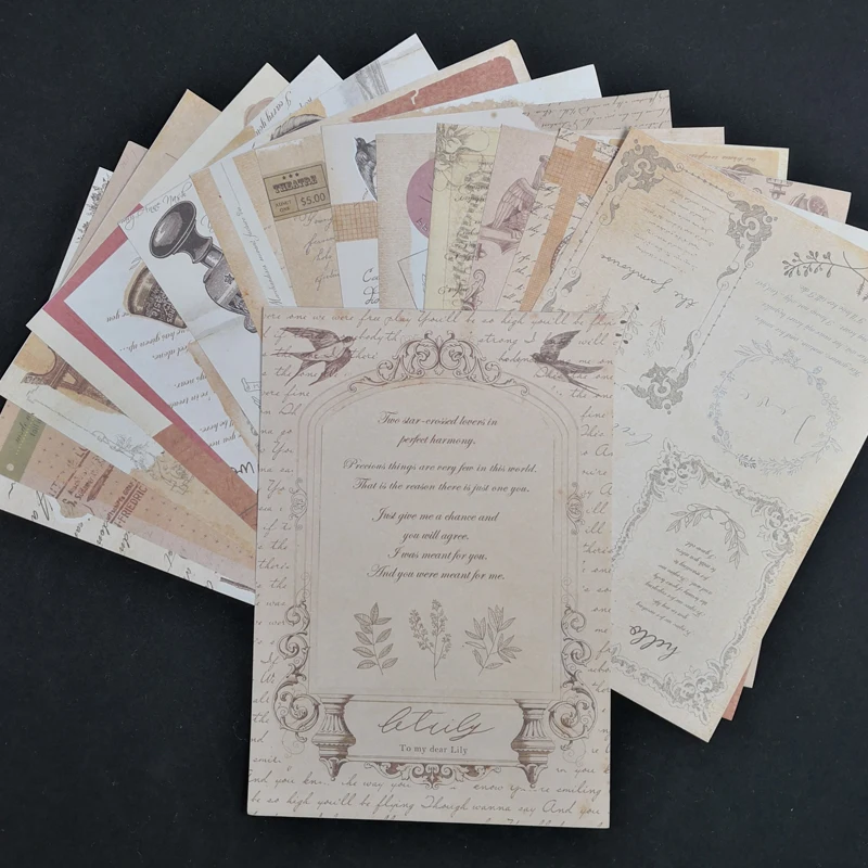 ZFPARTY Vintage Design Background Paper Stickers for Scrapbooking DIY Projects/Photo Album/Card Making Crafts
ZFPARTY Vintage Design Background Paper Stickers for Scrapbooking DIY Projects/Photo Album/Card Making Crafts