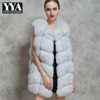 2019 Autumn Winter New Woman Fur Vest Fashion Faux Fox Fur Sleeveless Waistcoat Streetwear Slim Long Outerwear Plus Size S-3XL
2019 Autumn Winter New Woman Fur Vest Fashion Faux Fox Fur Sleeveless Waistcoat Streetwear Slim Long Outerwear Plus Size S-3XL
