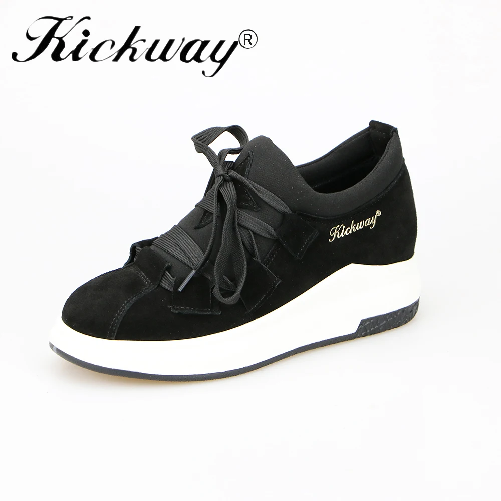 Kickway Genuine Leather flat shoes women Lace up Platform Loafers Flats women casual shoes breathable black height increase shoe
Kickway Genuine Leather flat shoes women Lace up Platform Loafers Flats women casual shoes breathable black height increase shoe