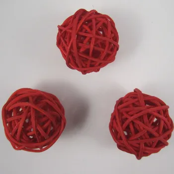2.5cm/ 3cm/ 4cm/ 5cm/ 6cm red Colors Woven Wicker Ball Home Decoration Please select a size 014024009
2.5cm/ 3cm/ 4cm/ 5cm/ 6cm red Colors Woven Wicker Ball Home Decoration Please select a size 014024009