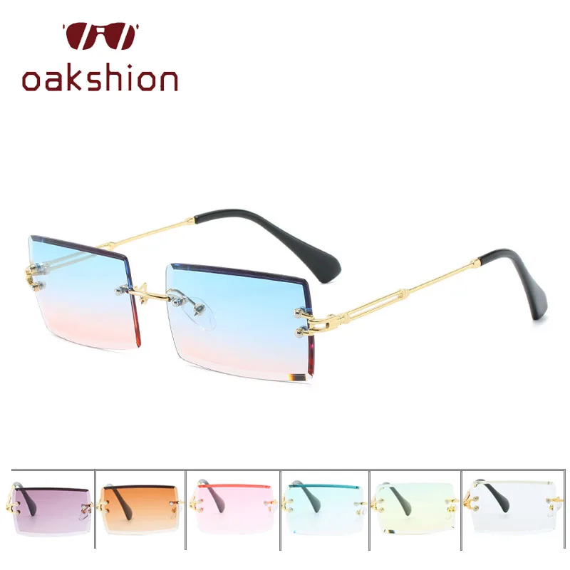 oakshion Fashion Rimless Sunglasses Women 2019 Rectangle Female Sun Glasses Blue Pink Frameless Trimming Square Eyewear
oakshion Fashion Rimless Sunglasses Women 2019 Rectangle Female Sun Glasses Blue Pink Frameless Trimming Square Eyewear
