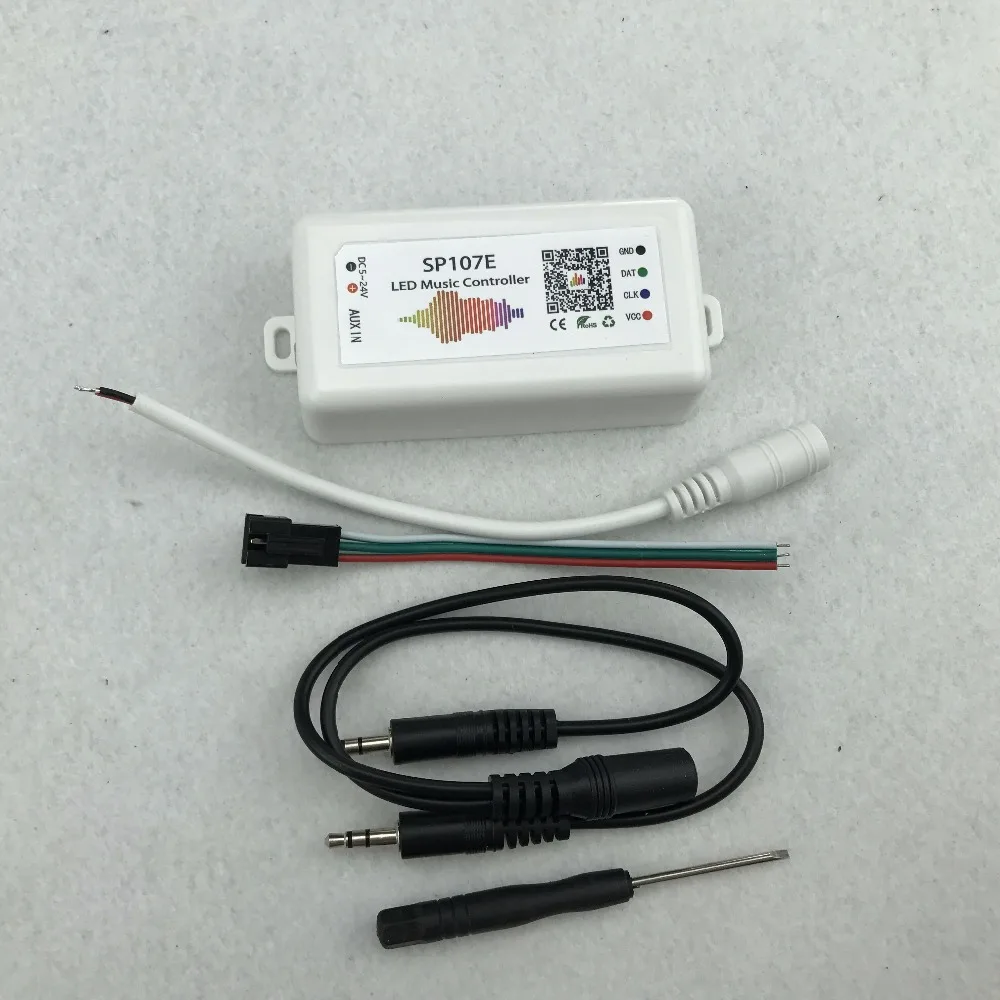 LED Bluetooth music pixel controller;DC5-24V input;supports up to 960 pixels,With 18 kinds of LED strip music effects
LED Bluetooth music pixel controller;DC5-24V input;supports up to 960 pixels,With 18 kinds of LED strip music effects