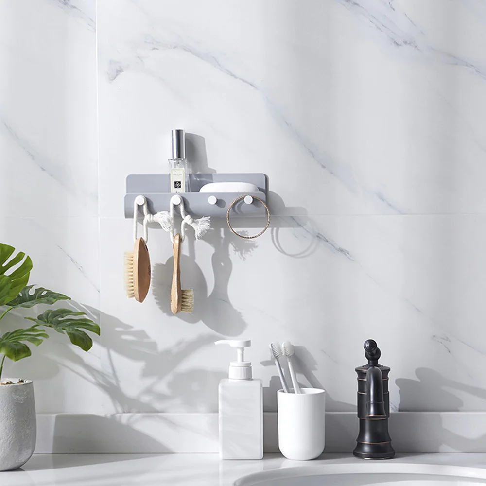 New Bathroom Kitchen Hooks U-shaped Nail-free Wall-mounted with 4 Hook Storage Rack Storage Hook Frame Hook Hanger TSLM2
New Bathroom Kitchen Hooks U-shaped Nail-free Wall-mounted with 4 Hook Storage Rack Storage Hook Frame Hook Hanger TSLM2