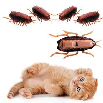 Hot Sale 2pcs Electronic Cockroach Cat Toy Battery Powered Running Insect Cat Interactive Toys Pet Supplies
Hot Sale 2pcs Electronic Cockroach Cat Toy Battery Powered Running Insect Cat Interactive Toys Pet Supplies