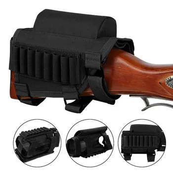 Tactical Hunting Rifle Shell Buttstock Shell Holder Ammo Pouch Molle 8 Shells Pouch Elastic Pouch Hunting gun Accessories
Tactical Hunting Rifle Shell Buttstock Shell Holder Ammo Pouch Molle 8 Shells Pouch Elastic Pouch Hunting gun Accessories