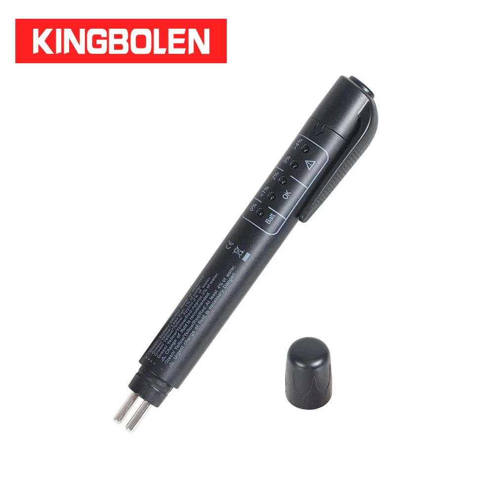 Brake Fluid Tester Pen Automotive Liquid Testing Tool for DOT3/DOT4/DOT5.1 Brake Fluid Tester Green/Yellow/Red LED
Brake Fluid Tester Pen Automotive Liquid Testing Tool for DOT3/DOT4/DOT5.1 Brake Fluid Tester Green/Yellow/Red LED