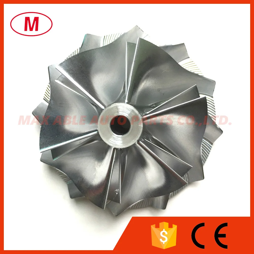TD04HL 49189-x 19T 46.02/58.00mm 6+6 blades Reverse Turbo Billet compressor wheel/Aluminum 2618/Milling compressor wheel
TD04HL 49189-x 19T 46.02/58.00mm 6+6 blades Reverse Turbo Billet compressor wheel/Aluminum 2618/Milling compressor wheel