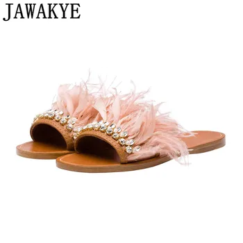 summer Slippers women flat Heels crystal fringe feather embellished slides flip flop cozy tassel rhinestone beach shoes ladies
summer Slippers women flat Heels crystal fringe feather embellished slides flip flop cozy tassel rhinestone beach shoes ladies