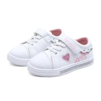 2019 New Spring Autumn Girls Sneaker With Love Letter Fashion Kids PU Leather Shoes Children's Leisure Sports Shoes 
2019 New Spring Autumn Girls Sneaker With Love Letter Fashion Kids PU Leather Shoes Children's Leisure Sports Shoes