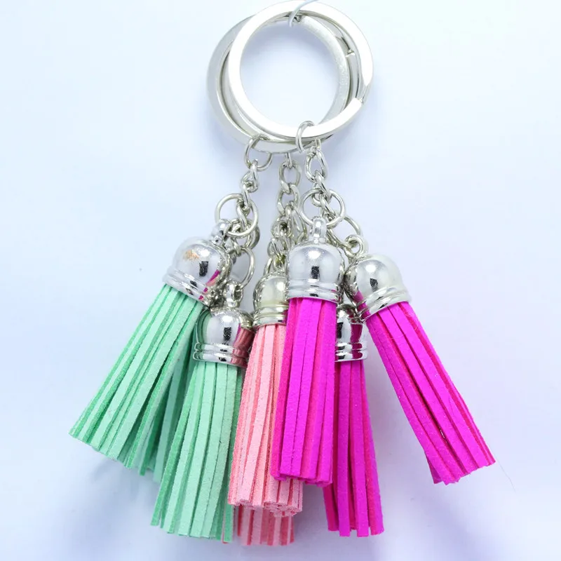 12Pcs Colorful Tassel Charms Pendants for Bags Key Chains DIY 5.5cm