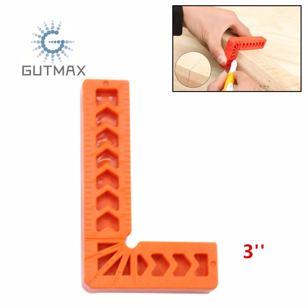 3" Right Angle Locator Plastic Square Ruler Measuring Tool Carpentry Right Angle Ruler Assist Positioning Tool HY24-1
3" Right Angle Locator Plastic Square Ruler Measuring Tool Carpentry Right Angle Ruler Assist Positioning Tool HY24-1