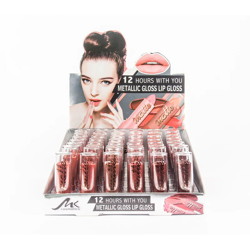 MK 42pcs/set Brand Metallic Matte Lipstick Rouge A Levre Glitter Heart Shaped Lipgloss Waterproof Batom Cosmetic Nude Lipsticks
MK 42pcs/set Brand Metallic Matte Lipstick Rouge A Levre Glitter Heart Shaped Lipgloss Waterproof Batom Cosmetic Nude Lipsticks