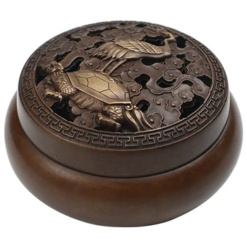Tortoise Crane bluing Metal Blue Brass Copper Coils incense Zinc Alloy Censer Thurible burner Coil Incense burner Incensory
Tortoise Crane bluing Metal Blue Brass Copper Coils incense Zinc Alloy Censer Thurible burner Coil Incense burner Incensory