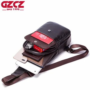 GZCZ 2018 Men'S Genuine Leather Messenger Bags Vintage Men Handbags Interior Slot Pocket Men'S Bag Cell Phone Pocket Portomonee 
GZCZ 2018 Men'S Genuine Leather Messenger Bags Vintage Men Handbags Interior Slot Pocket Men'S Bag Cell Phone Pocket Portomonee