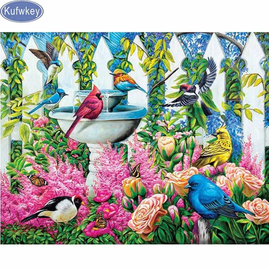 5d Diy Diamond painting Cross stitch Kit Diamond Embroidery animal bidrs 3D round drill Diamond mosaic flowers Crafts Needlework
5d Diy Diamond painting Cross stitch Kit Diamond Embroidery animal bidrs 3D round drill Diamond mosaic flowers Crafts Needlework