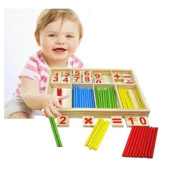 Baby Toys Counting Sticks Education Wooden Toys Building Intelligence Blocks Montessori Mathematical Wooden Box Chil Gift
Baby Toys Counting Sticks Education Wooden Toys Building Intelligence Blocks Montessori Mathematical Wooden Box Chil Gift