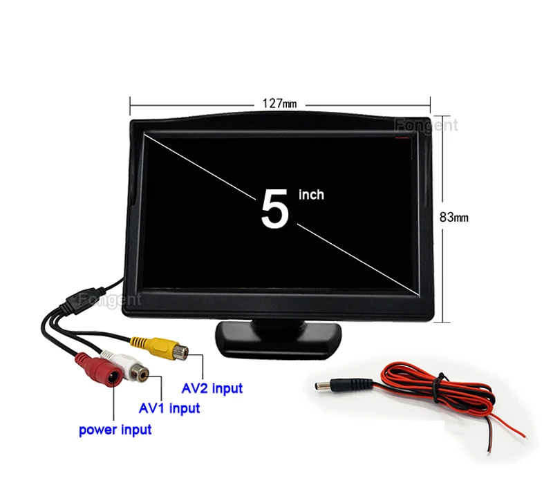 2-Ways-Video-Input-5-Inch-TFT-Auto-Video-Player-5-Car-Parking-Monitor-For-Rearview Camera-Parking-Assistance-System (2)