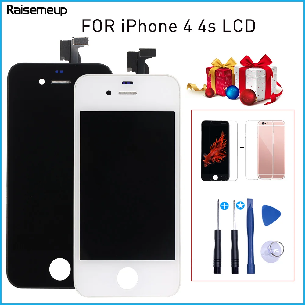 AAA+++ LCD Display For iPhone 4 4S Touch Screen Digitizer For iPhone 4 4S LCD Assembly for Apple 4 4S Phone display Replacement
AAA+++ LCD Display For iPhone 4 4S Touch Screen Digitizer For iPhone 4 4S LCD Assembly for Apple 4 4S Phone display Replacement