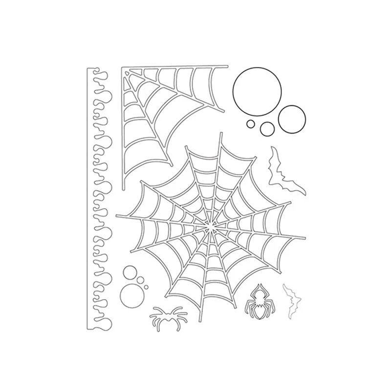 DiyArts Halloween Spider Web Die Metal Cutting for Scrapbooking 9Pcs Craft Dies New 114*139mm Embossing Stencil Card Decoration
DiyArts Halloween Spider Web Die Metal Cutting for Scrapbooking 9Pcs Craft Dies New 114*139mm Embossing Stencil Card Decoration