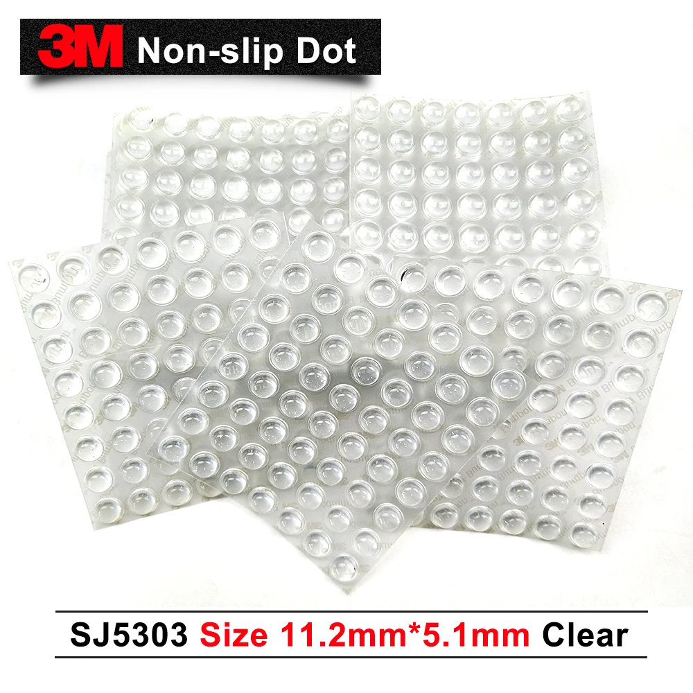 50 PCS 3M Protective Products SJ5303 Clear Rubber tape Bumpon hemispherical shape Size 11.2mm*5.1mm
50 PCS 3M Protective Products SJ5303 Clear Rubber tape Bumpon hemispherical shape Size 11.2mm*5.1mm