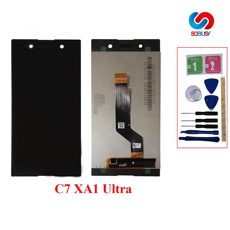 6 0 ''Full HD LCD для Sony Xperia XA1 ультра ЖК дисплей сенсорный экран дигитайзер SONY C7 Ultra