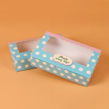 100 pcs gift paper box with window for wedding kids dot green kraft Paper box cake food packaging sweety candy cookies supplier
100 pcs gift paper box with window for wedding kids dot green kraft Paper box cake food packaging sweety candy cookies supplier