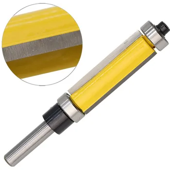 1/4 Inch Shank 1/2 Inch Flush Trim Router Bit Woodworking Milling Cutter Double Bearing Trimming Knife Woodworking Tool
1/4 Inch Shank 1/2 Inch Flush Trim Router Bit Woodworking Milling Cutter Double Bearing Trimming Knife Woodworking Tool
