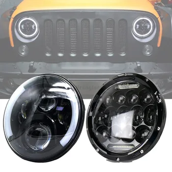 7 INCH LED HEADLIGHT HI LO BEAM WITH HALO RING DRL TURN SIGNAL PROJECTION LAMP FOR JEEP WRANGLER JK TJ MOTORCYCLE H4 HEADLAMP
7 INCH LED HEADLIGHT HI LO BEAM WITH HALO RING DRL TURN SIGNAL PROJECTION LAMP FOR JEEP WRANGLER JK TJ MOTORCYCLE H4 HEADLAMP
