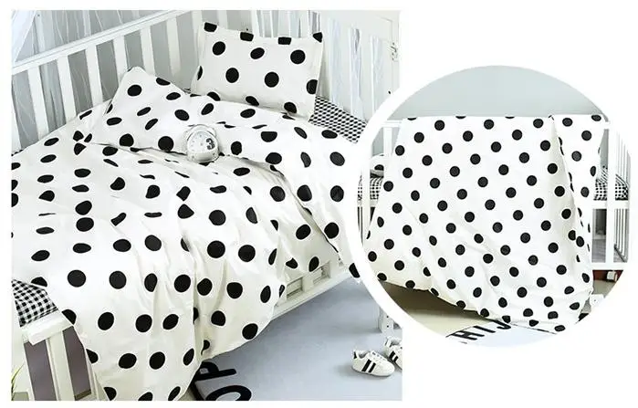 With Filling Black Dot Baby Beddding Sets Soft Breathable Nordic Style Cartoon ,Duvet /Sheet/Pillow
With Filling Black Dot Baby Beddding Sets Soft Breathable Nordic Style Cartoon ,Duvet /Sheet/Pillow