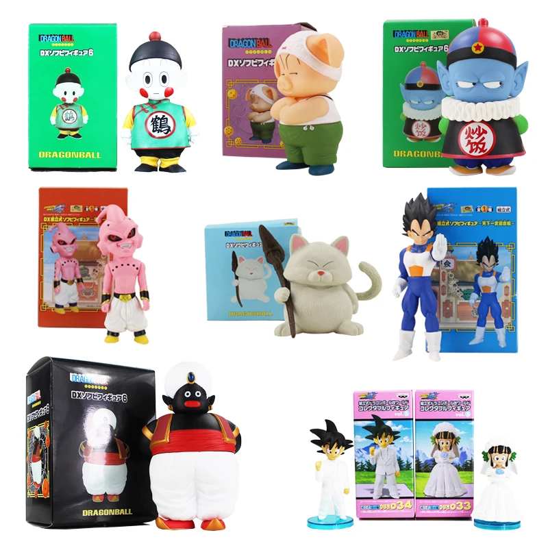 Dragon Ball Z Super Saiyan Son Goku Chichi Vegeta Pilaf Oolong Buu Chiaotzu Figure Toy PVC Action Model Dolls 14~25cm
Dragon Ball Z Super Saiyan Son Goku Chichi Vegeta Pilaf Oolong Buu Chiaotzu Figure Toy PVC Action Model Dolls 14~25cm
