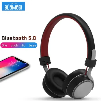 Wireless Headphones Bluetooth 5.0 Headset High Quality Stereo Music Earphone with Bass and Soft Earmuffs For Smartphone
Wireless Headphones Bluetooth 5.0 Headset High Quality Stereo Music Earphone with Bass and Soft Earmuffs For Smartphone