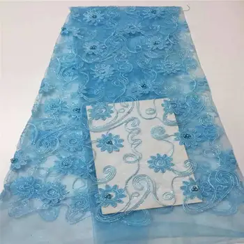 Latest French Lace Fabric 2019 Wholesale Blue Lace French beads Sequins Lace African Lace Fabric for Wedding Party
Latest French Lace Fabric 2019 Wholesale Blue Lace French beads Sequins Lace African Lace Fabric for Wedding Party