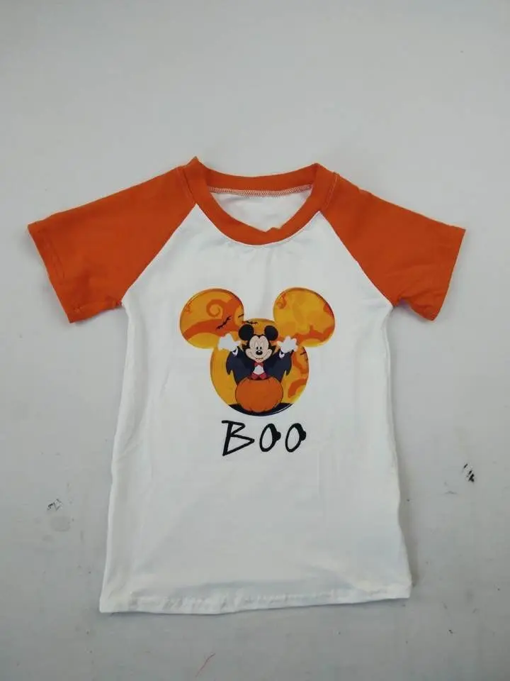 Summer Hot selling boo Boys Raglan Sleeve Design Cartoon Character Halloween Shirt
Summer Hot selling boo Boys Raglan Sleeve Design Cartoon Character Halloween Shirt