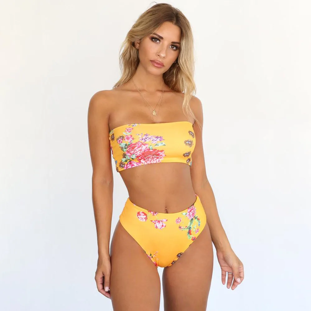 Cikini 2019 European and American explosive multi-color bandage brassiere printing bikini Summer Swimwear Biquini
Cikini 2019 European and American explosive multi-color bandage brassiere printing bikini Summer Swimwear Biquini
