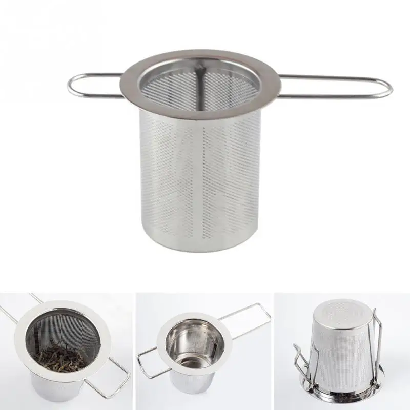 Silver color Reusable Stainless Steel Tea Strainer Infuser Filter Basket Mesh Tea Infuser Filter Herbal Ball Tea tools new
Silver color Reusable Stainless Steel Tea Strainer Infuser Filter Basket Mesh Tea Infuser Filter Herbal Ball Tea tools new