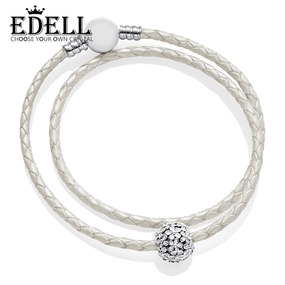 EDELL 100%925 Sterling Silver New DARLING DAISY MEADOW CLIP IVORY White Fashion Double Leather Bracelet Set B801202 590745CIW
EDELL 100%925 Sterling Silver New DARLING DAISY MEADOW CLIP IVORY White Fashion Double Leather Bracelet Set B801202 590745CIW