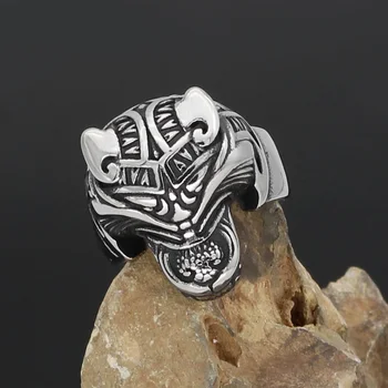 Men 316L stainless steel norse Viking odin's wolf rune vantage ring with gift bag
Men 316L stainless steel norse Viking odin's wolf rune vantage ring with gift bag