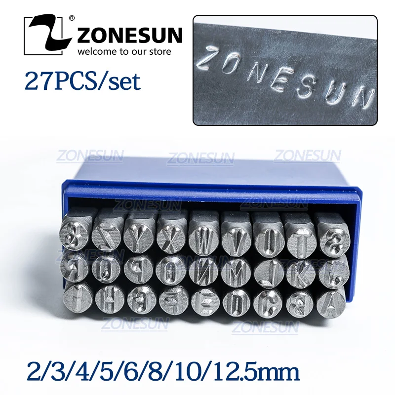 ZONESUN Letter Stamp 2/3/4/6 mm Stamp Alphabet Stamping Letter Punch Craft Metal Die Punch Die DIY Letter from A to Z Punch Set
ZONESUN Letter Stamp 2/3/4/6 mm Stamp Alphabet Stamping Letter Punch Craft Metal Die Punch Die DIY Letter from A to Z Punch Set