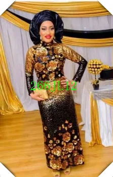 Classical design good dress Lace Fabric with sequins High Quality African Lace Fabric with sequins 5yards gold color lace fabric
Classical design good dress Lace Fabric with sequins High Quality African Lace Fabric with sequins 5yards gold color lace fabric
