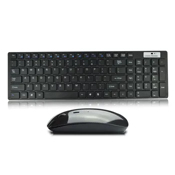 Wireless Keyboard High Quality Ultra thin White 2.4G Cordless Wireless Keyboard and Optical Mouse Computer Keyboards l1108#2
Wireless Keyboard High Quality Ultra thin White 2.4G Cordless Wireless Keyboard and Optical Mouse Computer Keyboards l1108#2