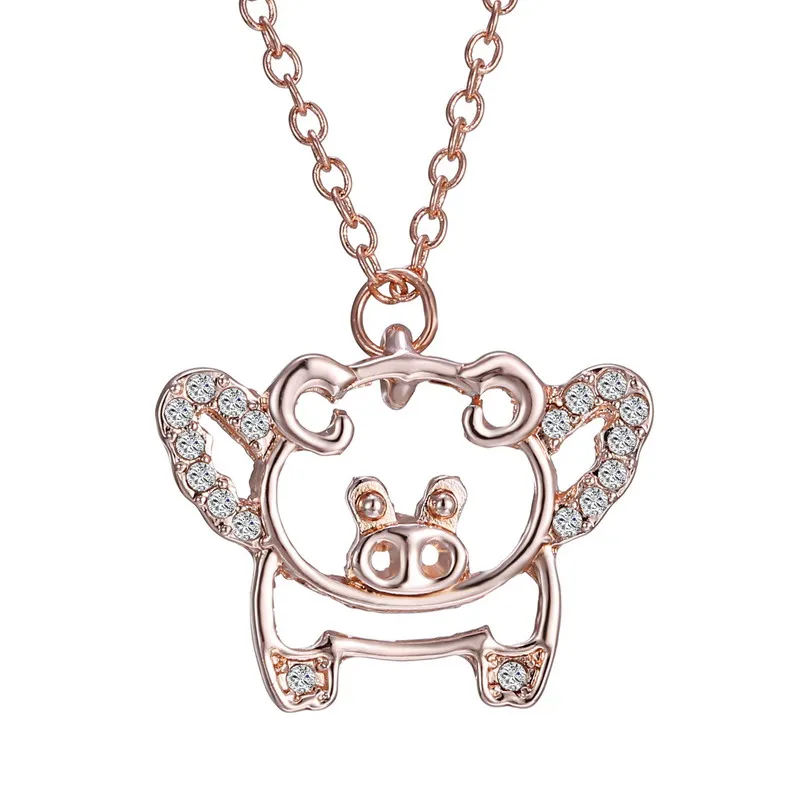 Flying Pig Necklace & Pendant Fly Metal Animal Necklace Pig Pendants For Women For Gift New Fashion Lovely rose gold crystal
Flying Pig Necklace & Pendant Fly Metal Animal Necklace Pig Pendants For Women For Gift New Fashion Lovely rose gold crystal