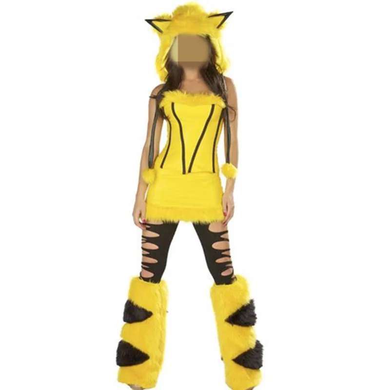 Fancy Free Shipping New Sexy Yellow Costume Adult Cat Costume for Women Halloween Fur Animal Costume Cosplay
Fancy Free Shipping New Sexy Yellow Costume Adult Cat Costume for Women Halloween Fur Animal Costume Cosplay