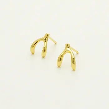 Fashion Cute Lucky bone Stud Earring Wishbone Stud Earring Tiny Wish Bone Stud Earrings for Lady Women Jewelry
Fashion Cute Lucky bone Stud Earring Wishbone Stud Earring Tiny Wish Bone Stud Earrings for Lady Women Jewelry
