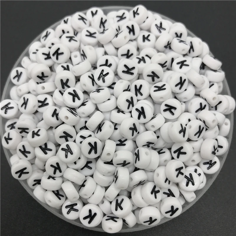100pcs 7mm Letter Beads Oval Shape Letter K Charms DIY Beads For Bracelet Necklace Jewelry Making
100pcs 7mm Letter Beads Oval Shape Letter K Charms DIY Beads For Bracelet Necklace Jewelry Making