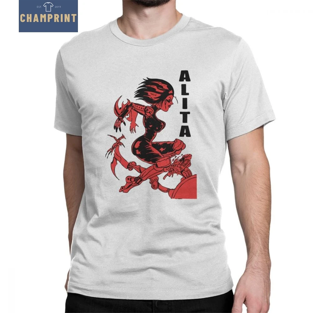Battle Angel T-Shirt Alita Funny T Shirt Man Short Sleeve Gunnm Comic Movie Anime Japan Tops Black Tee Shirt 100% Cotton O Neck
Battle Angel T-Shirt Alita Funny T Shirt Man Short Sleeve Gunnm Comic Movie Anime Japan Tops Black Tee Shirt 100% Cotton O Neck