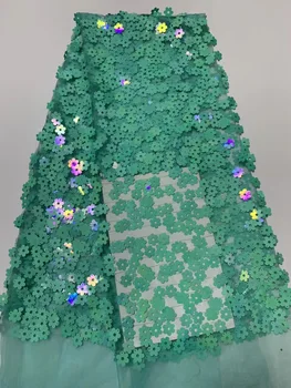 African Embroidered Fabric Soft 3D Flowers Sequins Tulle Flower Luxury French Laces Fabric, Appliques African Lace Fabrics
African Embroidered Fabric Soft 3D Flowers Sequins Tulle Flower Luxury French Laces Fabric, Appliques African Lace Fabrics