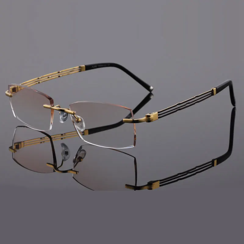 Reven Jate 003 Pure Titanium Rimless Diamond Cutting Man Glasses Frame Optical Prescription Eyeglasses Men Eyewear Fashion
Reven Jate 003 Pure Titanium Rimless Diamond Cutting Man Glasses Frame Optical Prescription Eyeglasses Men Eyewear Fashion