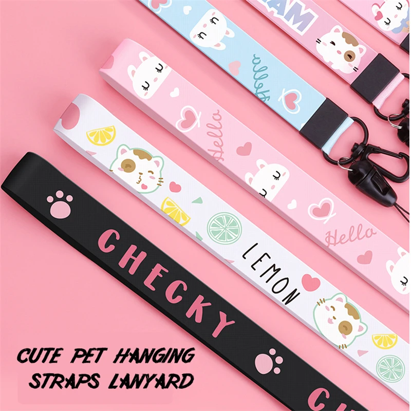 Lovely Cartoon Cute Pink Kitty Key Lanyard ID Phone Neck Straps With Keyring for Huawei for keys ID Card Mobile Phone Straps
Lovely Cartoon Cute Pink Kitty Key Lanyard ID Phone Neck Straps With Keyring for Huawei for keys ID Card Mobile Phone Straps