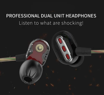 Double Unit Drive In Ear Earphone Bass Subwoofer Earphone HIFI DJ Monito Running Sport Earphone Headset Earbud
Double Unit Drive In Ear Earphone Bass Subwoofer Earphone HIFI DJ Monito Running Sport Earphone Headset Earbud