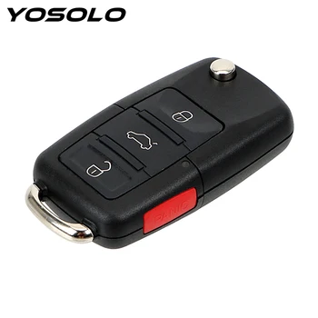 YOSOLO 4 Button(3+1 Panic) Car Key Shell Flip Folding Key Case Fob Remote Car-styling For Volkswagen VW Touareg Switchblade
YOSOLO 4 Button(3+1 Panic) Car Key Shell Flip Folding Key Case Fob Remote Car-styling For Volkswagen VW Touareg Switchblade